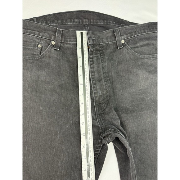 Levis 559 Mens 38x30 Black Relaxed Straight Fit Jeans WaterLess - Picture 5 of 13